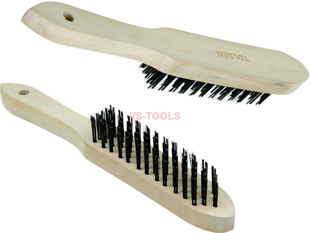 Silverline Heavy Duty 26 Row Steel Wire Brush 290mm Paint Rust Metal